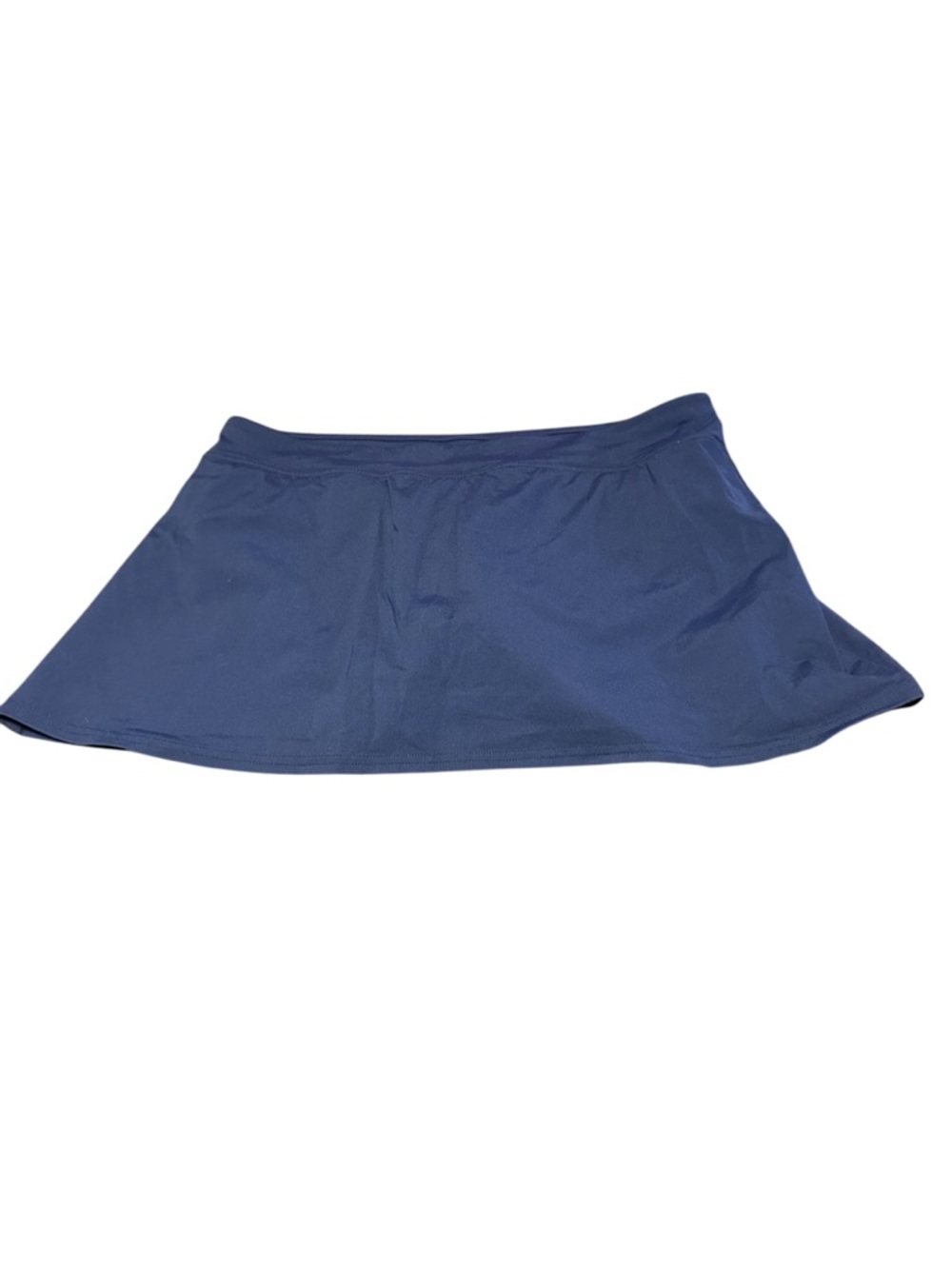 Lands' End Deep Blue Circle Skater Skirt